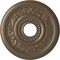 Ekena Millwork Genevieve Ceiling Medallion (Fits Canopies up to 3 1/2"), 16 1/8"OD x 3 1/2"ID x 7/8"P, Warm Silver CM16GNWSS - alternate 1